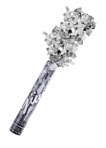 Konfeti 30 cm - Gümüş - 1