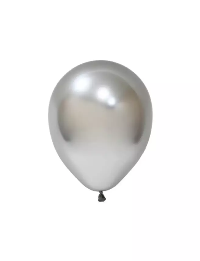 Krom Balon Gümüş - 10’lu paket - 1