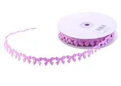 Kurdela Kelebekli Simli 2cm Lila