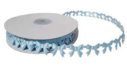 Kurdela Kelebekli Simli 2cm Mavi