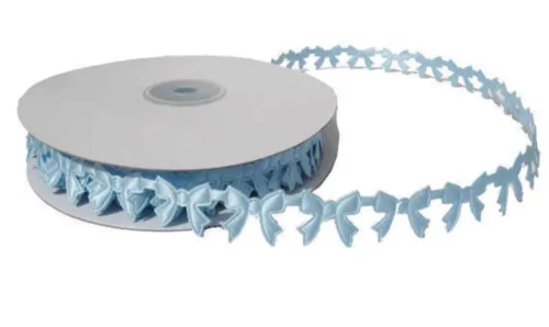 Kurdela Kelebekli Simli 2cm Mavi - 1