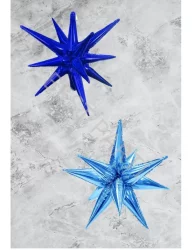 Kutup Yıldızı Folyo Balon - Lacivert-Mavi Renk