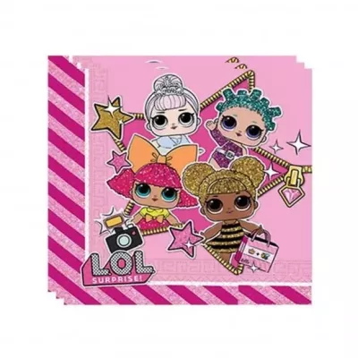 Lol Bebek Lisanslı Peçete - 1