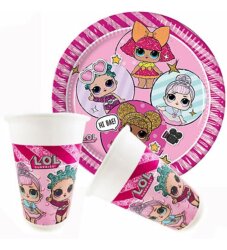 Lol Bebek Lisanslı Tabak Bardak Set