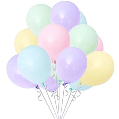 Makaron Balon Karışık Renk 12 inç (10'lı paket) - 1