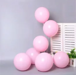Makaron Balon Pembe 6 inç (50'li paket) - 2
