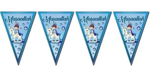 MaşaAllah Sünnet Flama Mavi 10 Adet - 1