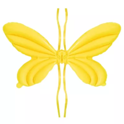 Melek Kanadı Folyo Balon - Sarı - 1