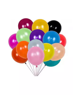 Metalik Balon - Açık Mavi - 10’lu paket - 2