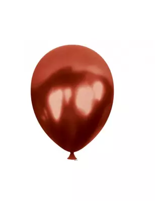 Metalik Balon - Bordo - 10’lu paket