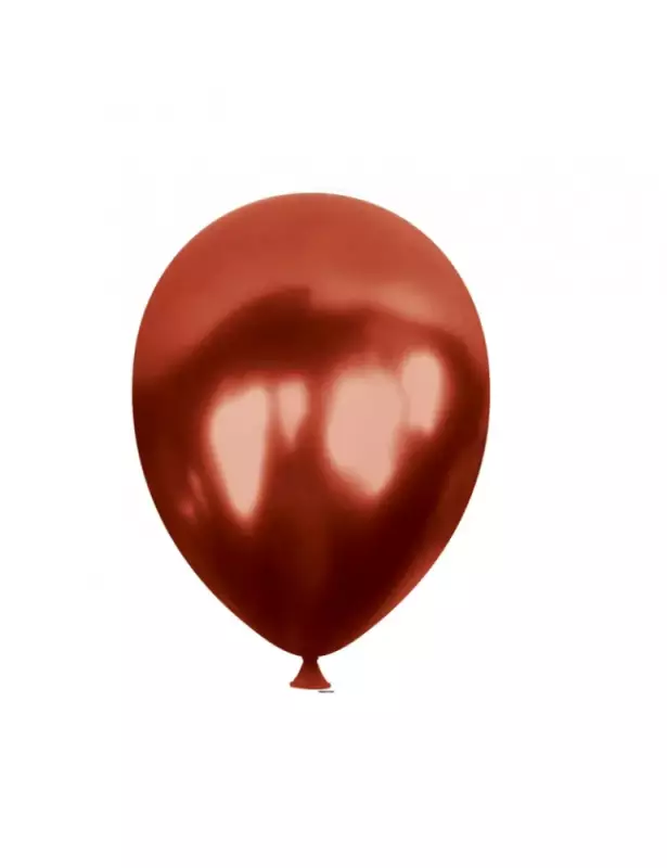 Metalik Balon - Bordo - 10’lu paket - 1
