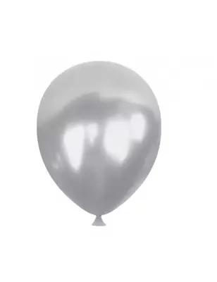 Metalik Balon - Gümüş - 10’lu paket