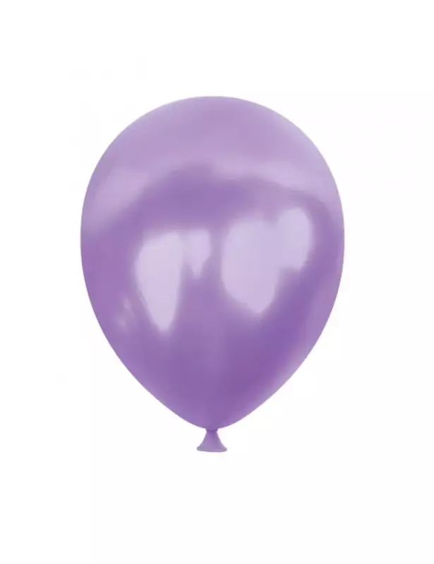 Metalik Balon - Lila - 10’lu paket - 1