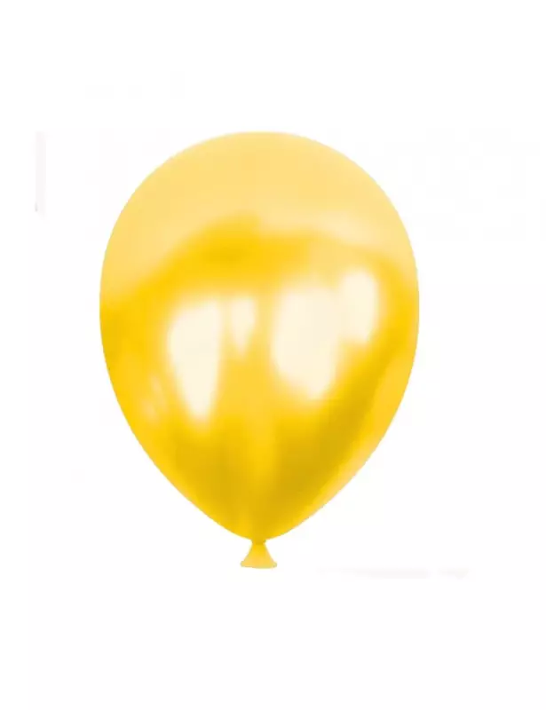 Metalik Balon - Sarı - 10’lu paket - 1