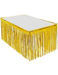 Metalize Masa Eteği - Gold