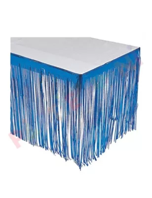 Metalize Masa Eteği - Mavi - 1