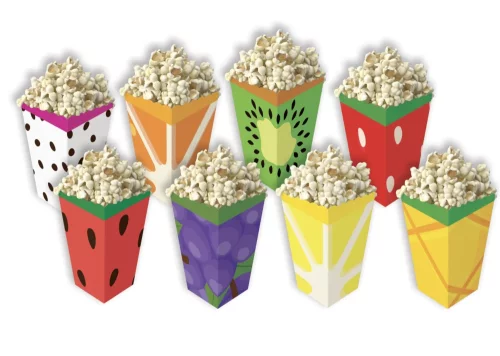 Meyve Temalı 8'li Mısır Kutusu - 1