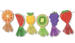 Meyve Temalı Asmalı Tavan Süs Dekor 6 Parça
