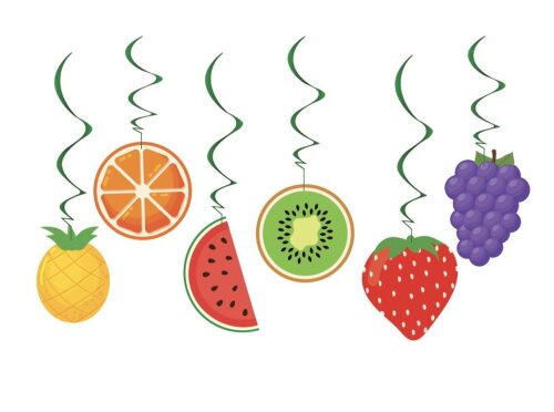 Meyve Temalı Özel Kesim Dekoratif Banner 165 cm - 1