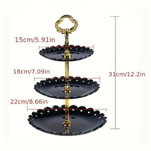 Pasta Standı  Üç Katlı  - 3