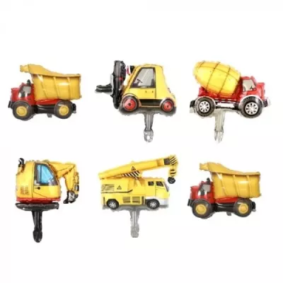 Mini İnşaat Araçları Set - 6’lı - 1