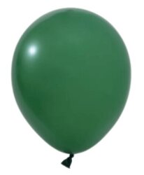 Pastel Balon - Koyu Yeşil - 10’lu paket