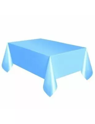 Plastik Masa Örtüsü - Mavi - 1