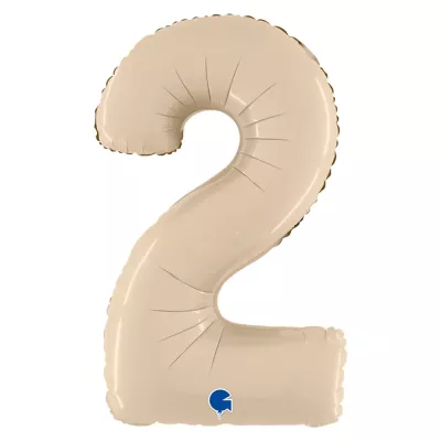 Rakam Folyo Balon - Kum Beji - 2 - 1