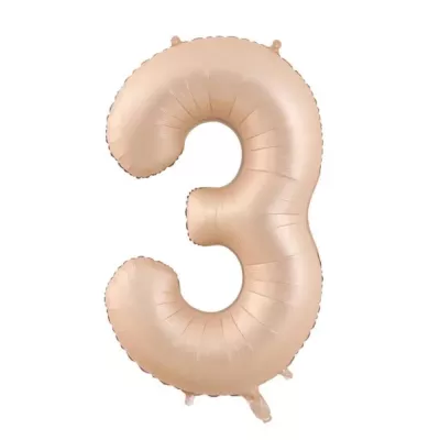 Rakam Folyo Balon - Kum Beji - 3 - 1