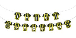 Sarı Lacivert Forma Şekilli iyiki Doğdun Yazı