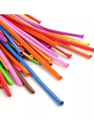 Sosis Balon + Balon Pompası - 30'lu paket - 4