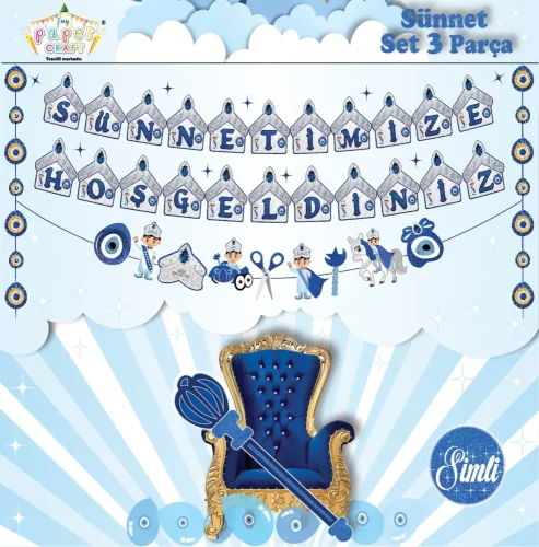 Sünnetimize Hoşgeldiniz 3'lü Set - 1