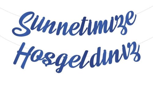 Sünnetimize Hoşgeldiniz Kaligrafi Banner - 1