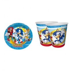 Tabak Bardak Set - Sonic Lisanslı