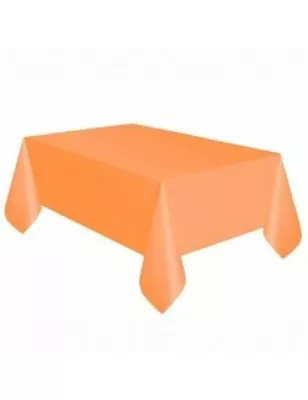 Turuncu Plastik Masa Örtüsü - 1
