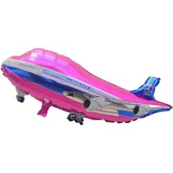 Uçak Folyo Balon Pembe