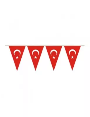 Üçgen Flama Türk Bayrak - 1