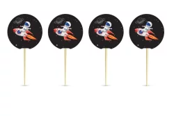 Uzay temalı Kürdan 10'lu