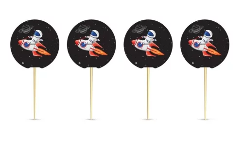 Uzay temalı Kürdan 10'lu - 1