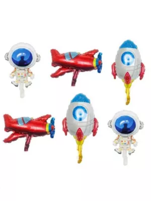 Uzay Temalı Mini Konsept Folyo Balon Seti - 1