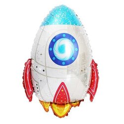 Uzay Temalı Roket Folyo Balon