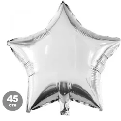Yıldız Folyo Balon Gümüş