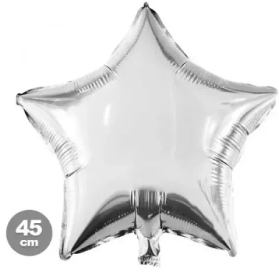 Yıldız Folyo Balon Gümüş - 1