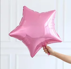 Yıldız Folyo Balon Pembe