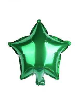 Yıldız Folyo Balon Yeşil  - 1
