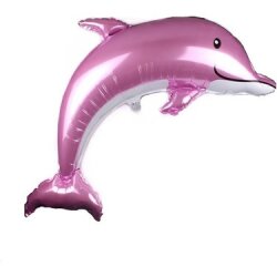 Yunus Balığı Folyo Balon - Pembe - 3